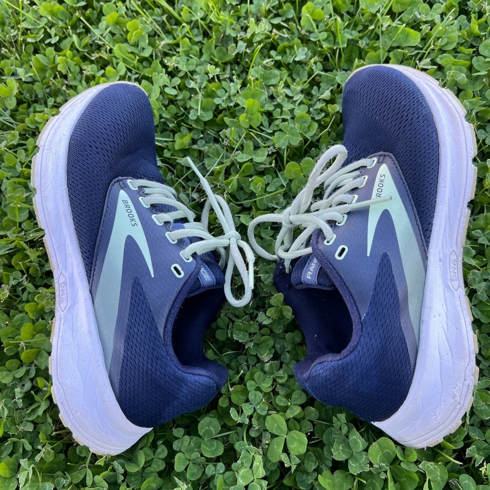 Brooks Range Woman’s Navy Blue & Green Running Athletic Outdoor Shoes Size 7.5 - Picture 7 of 12